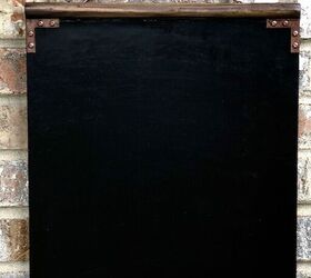 upcycled industrial style chalkboard