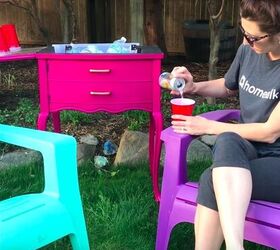 s 10 stay at home bar ideas, How to Turn a Sewing Table Into a DIY Cooler
