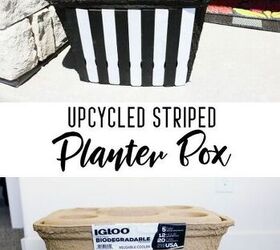 planter box made from a cooler
