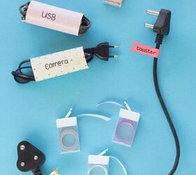 s 12 life changing hacks that ll help you keep things tidy in a tiny spa, Get your cords cables organized