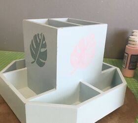utensil caddy for a tropical party