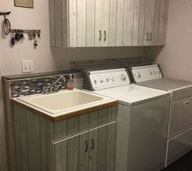 s 13 contact paper ideas most people have never thought of, Inexpensive Laundry Room Makeover