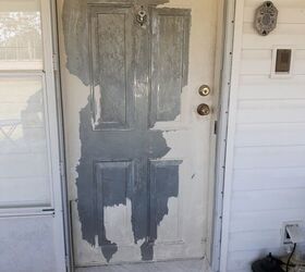 how to apply silver paint on metal door