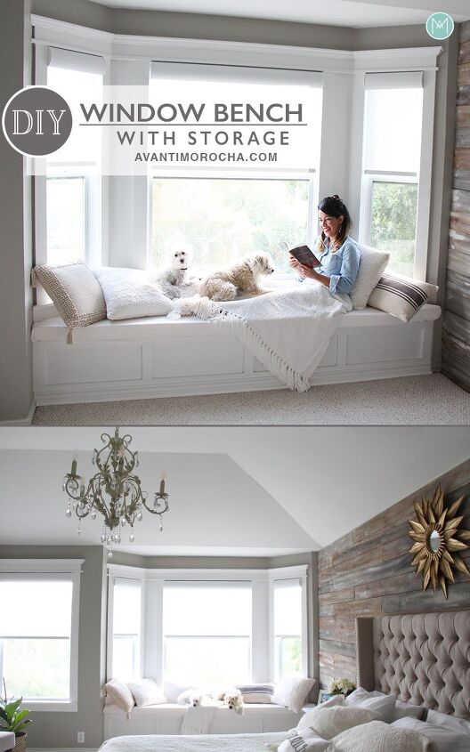 13 beautiful window seating ideas that ll make you want to grab a book, Upgrade a bedroom with this lovely idea