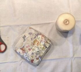 shabby chic wax candle makeover diy