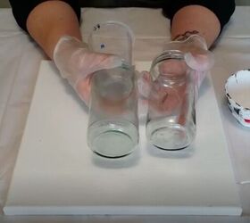upcycle old jars with this acrylic pour candle project, Clean the Jars
