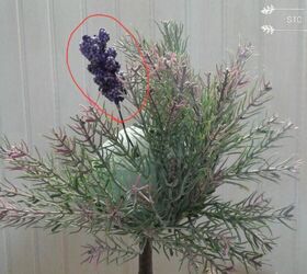 create an easy lavender topiary