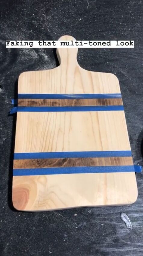 placa de corte decorativa de sucata de madeira