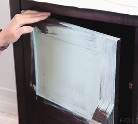 entryway table makeover with sweet pickins milk paint