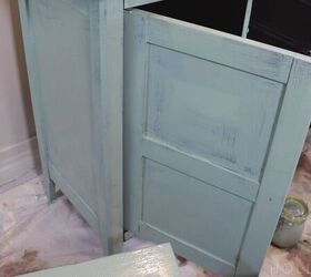 entryway table makeover with sweet pickins milk paint