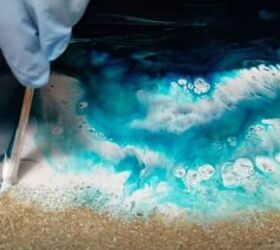 bring the beach home with these resin pour projects, Touch Up