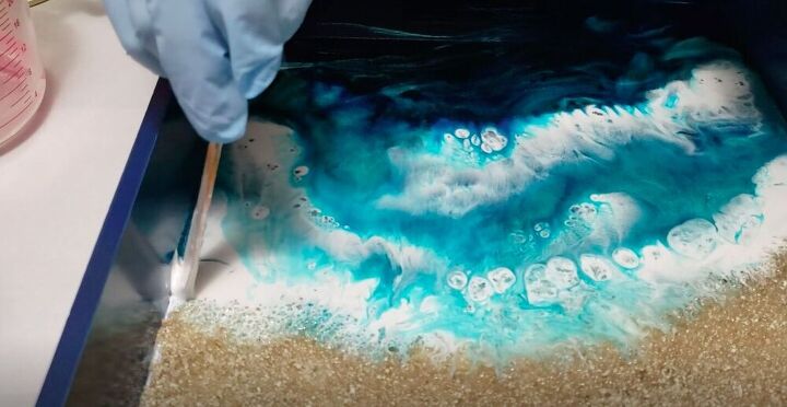 bring the beach home with these resin pour projects, Touch Up