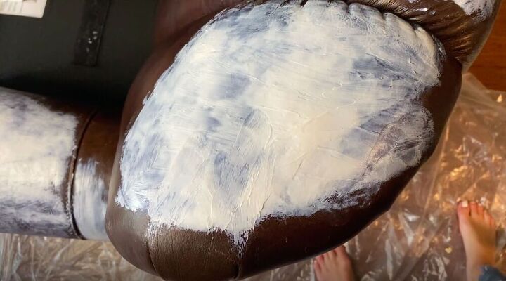 learn how to quickly repair scratched leather with a kit, Let It Dry