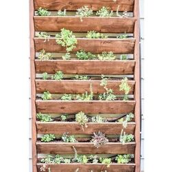 16 breathtaking projects that ll inspire you to pick up a power tool, Make a vertical garden with fence boards