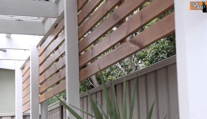 16 breathtaking projects that ll inspire you to pick up a power tool, Add privacy to your yard with a wood screen