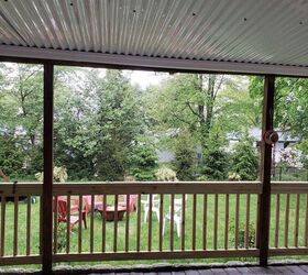 how i turned the space under my deck into a covered patio