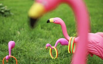 Cómo hacer un juego de patio DIY Flamingo Ring Toss