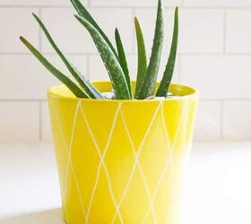 how to make diy summery planter pots