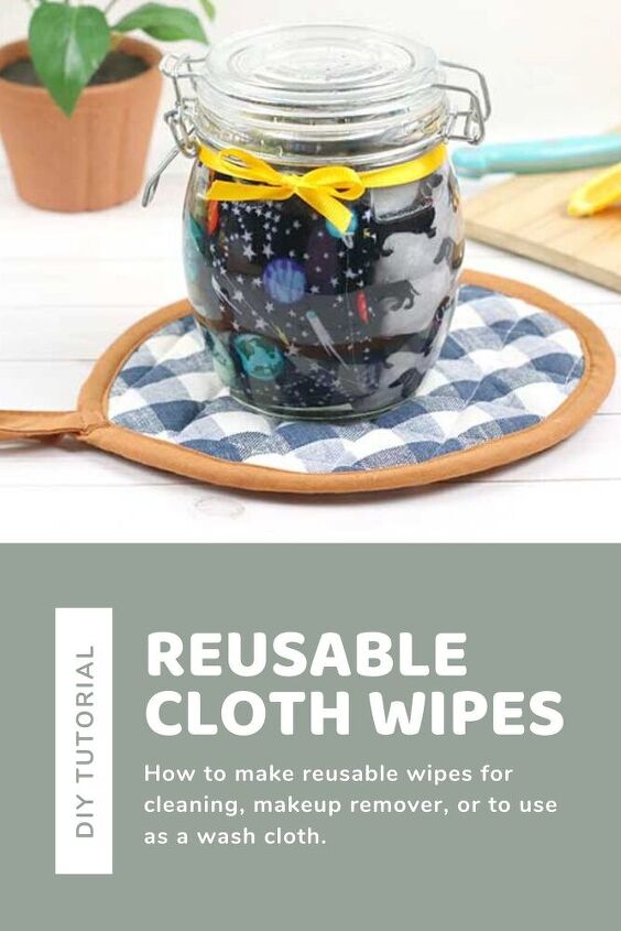 how to make diy reusable cloth wipes