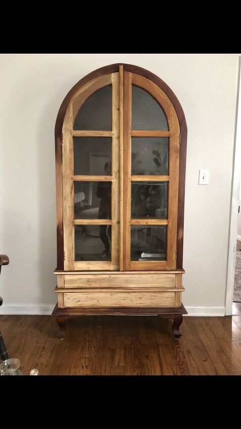 refinishing the arch hutch