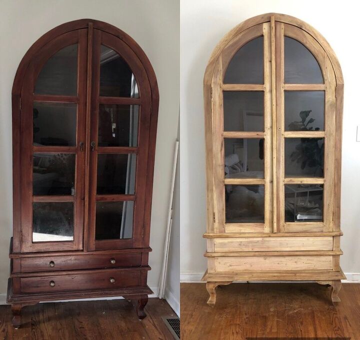 refinishing the arch hutch