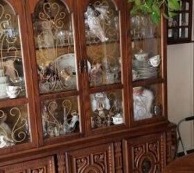 how could i update this 80 s china cabinet
