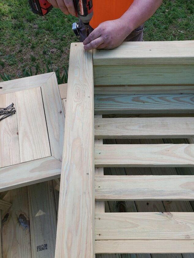 backrest instructions for diy wood deck chairs