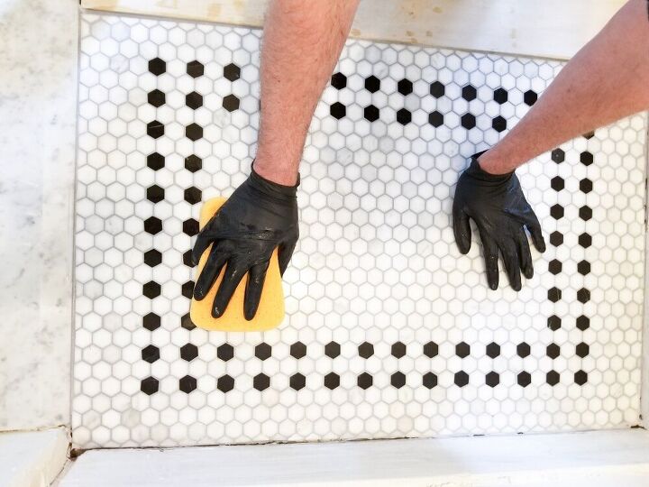 diy vintage inspired hex floor tile part 2