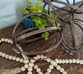 quick and easy wooden orb home decor project