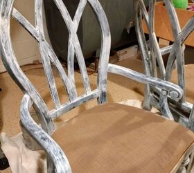 painting fabric on chairs roadside chair makeover