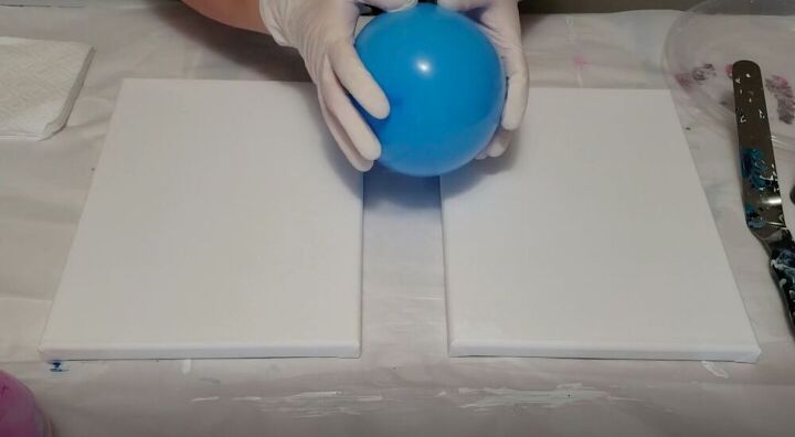 create awesome abstract art with this balloon smash painting, Tools and Materials