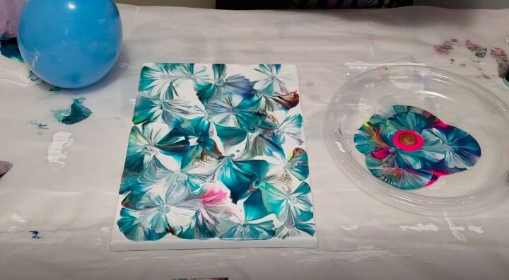 create awesome abstract art with this balloon smash painting, Add More Color