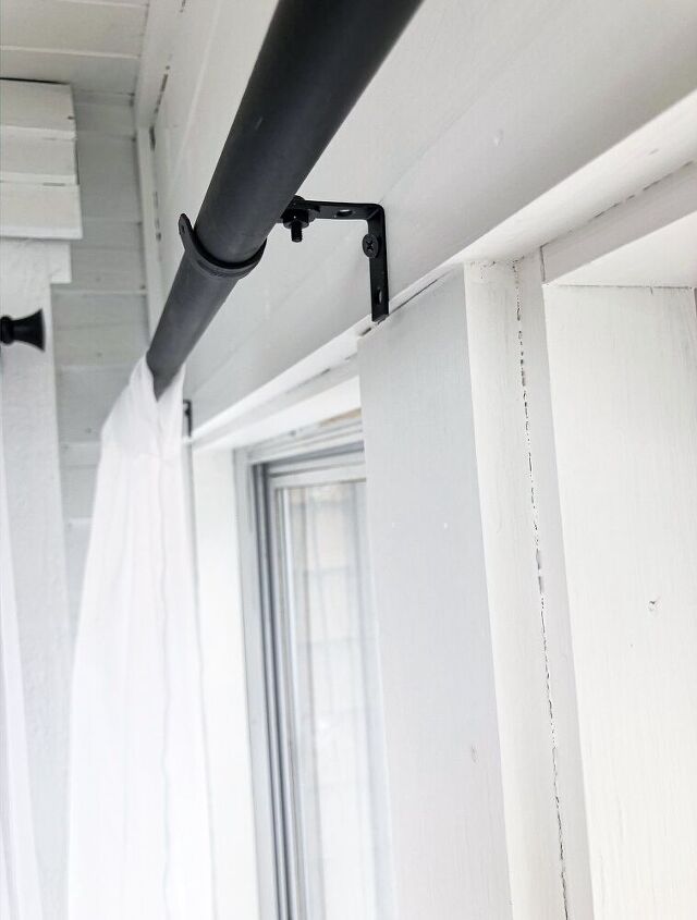 pvc pipe curtain rods