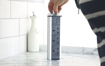 Cómo colocar una toma de corriente emergente en un mostrador de cocina o en un escritorio