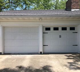 quick easy cheap garage door update