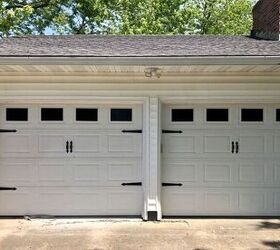 quick easy cheap garage door update