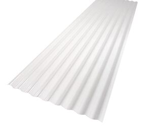 26 in. x 12 ft. White PVC Roof Panel