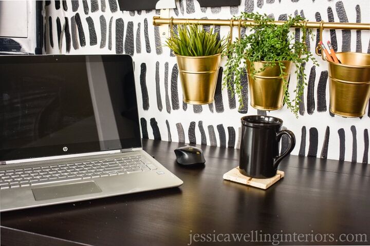 s 13 ways to make working from home more comfortable, Paint an accent wall for your workspace