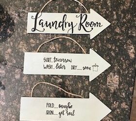 dollar tree laundry sign hack