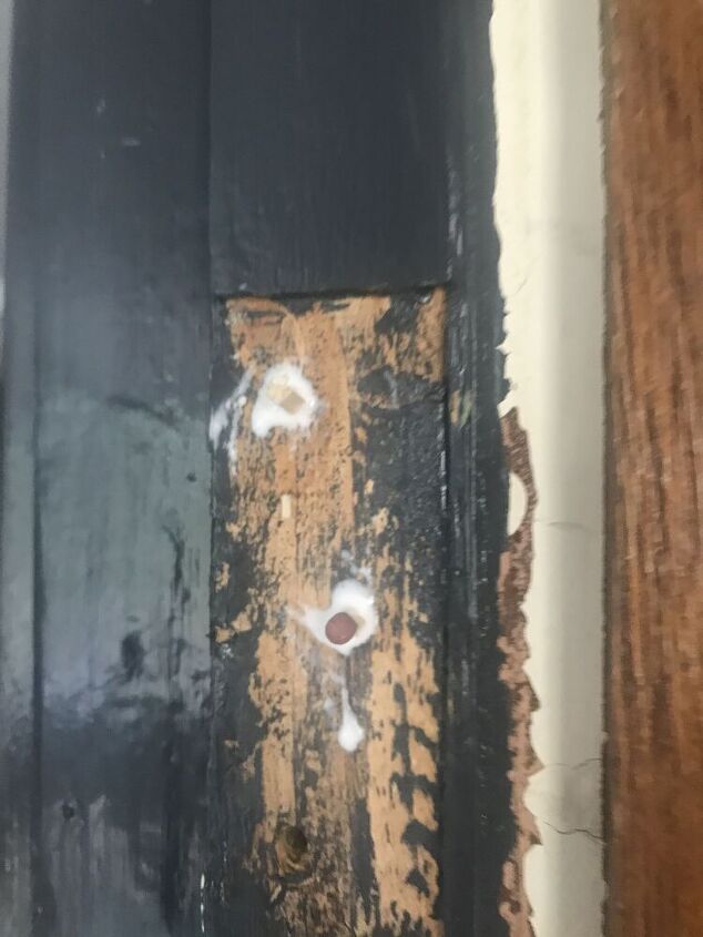 mi mejor consejo para fijar las bisagras de una puerta nueva a un marco viejo