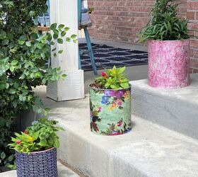 easy fabric planter bins