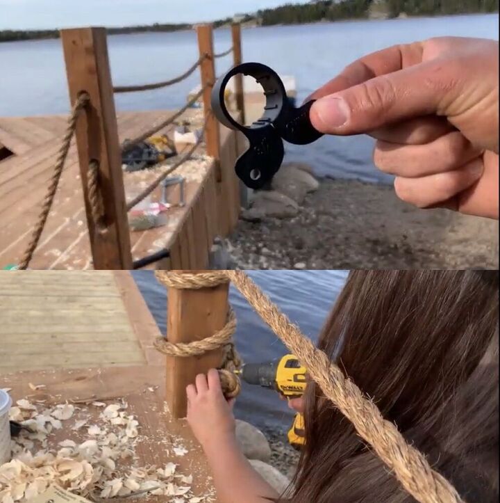 How to Build a Nautical Rope Railing DIY | Hometalk