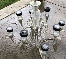 how to make a solar chandelier