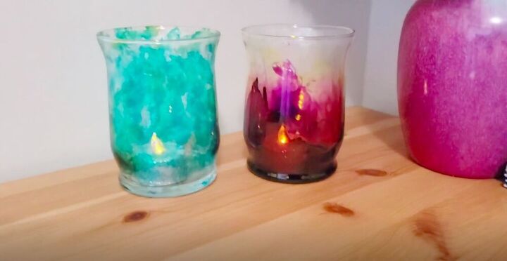 decorative glass candle holders, DIY Decorative Candle Holders
