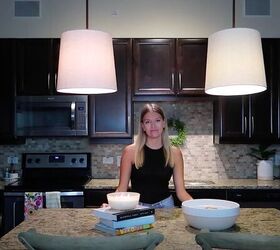 How to Make Stylish DIY Kitchen Island Lights With Lampshades