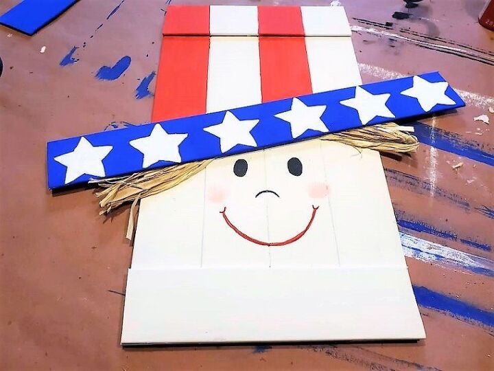 How to Make a DIY Uncle Sam Decor Hanger | Hometalk