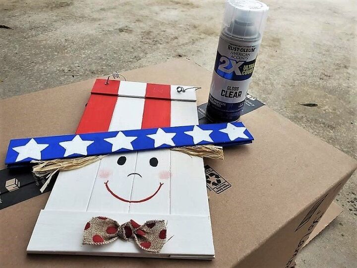 How to Make a DIY Uncle Sam Decor Hanger | Hometalk