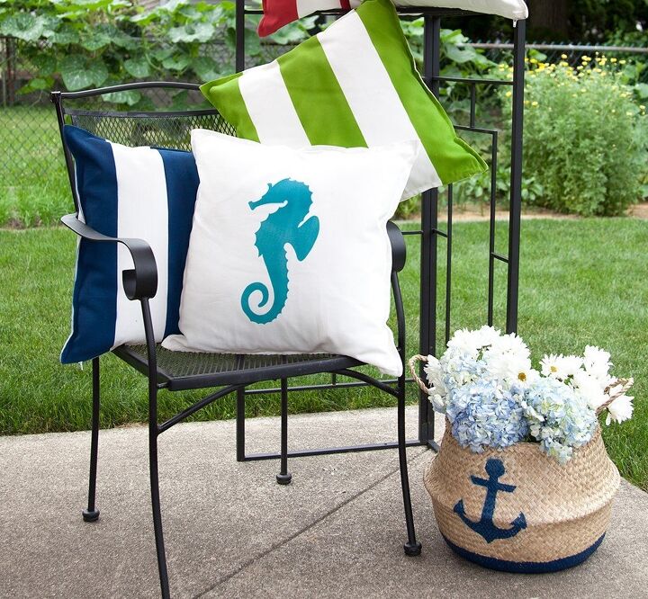s refresh your decor with these 14 adorable pillow ideas, DIY Custom Outdoor Pillows