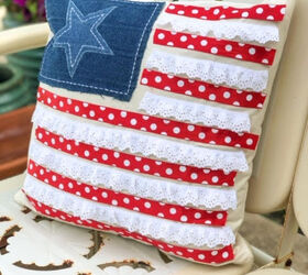 s refresh your decor with these 14 adorable pillow ideas, Patriotic Flag Canvas Pillow