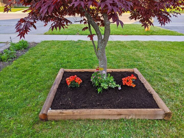 tree base flower box